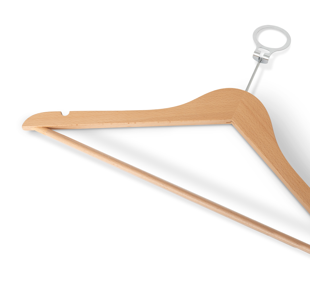 Melville Hanger With Pin And Bar Natural Hangers Bentley melville-hanger-with-pin-and-bar-natural-hangers-bentley